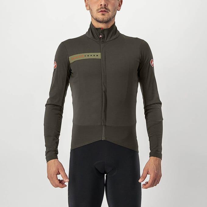 Castelli Beta Ros Jacket - Military Green/Green Tea