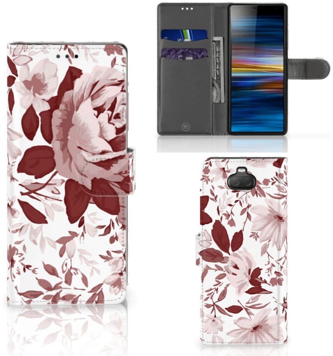 Hoesje Sony Xperia 10 Watercolor Flowers