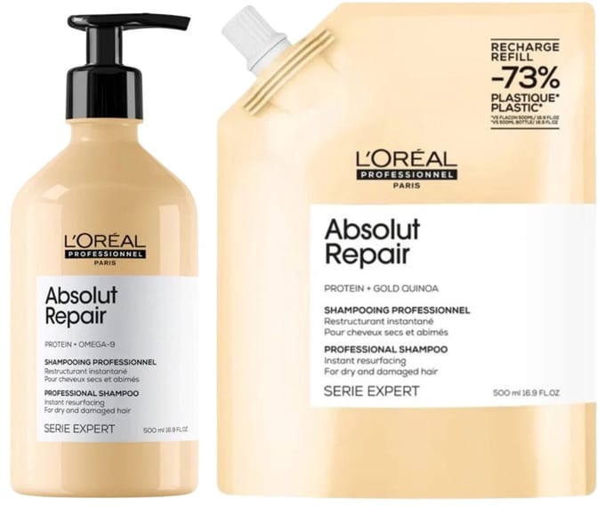 L'Oréal Professionnel - Absolut Repair Shampoo Refill Set - 2x500ml