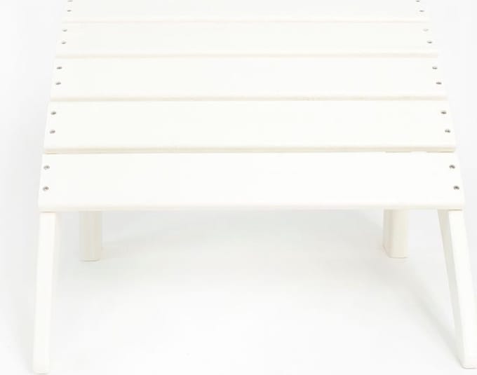 Sissy-Boy - Witte fanback chair voetenbankje
