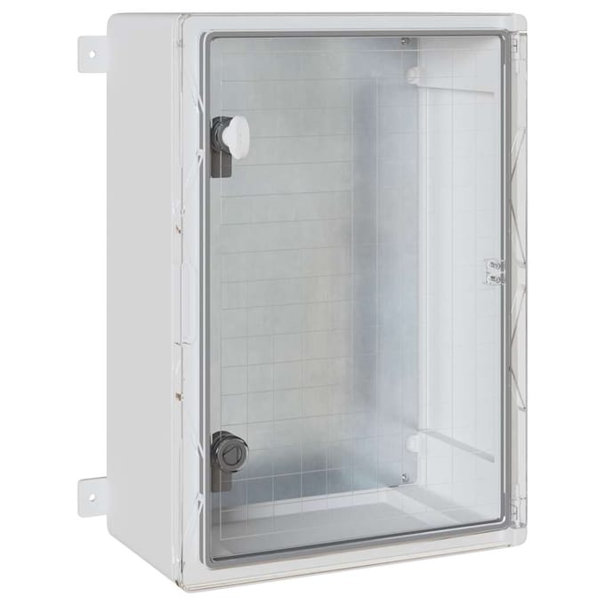 vidaXL Bedieningskast Grijs 42 x 19,5 x 50 cm ABS Kunststof