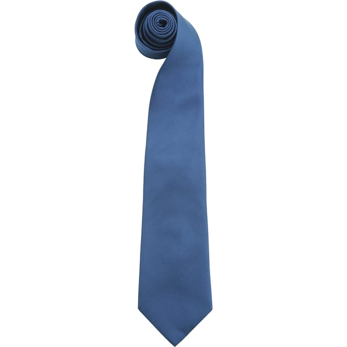 Premier Herenmode "Kleuren" Work Clip On Tie (Pakket van 2) (Koninklijk)