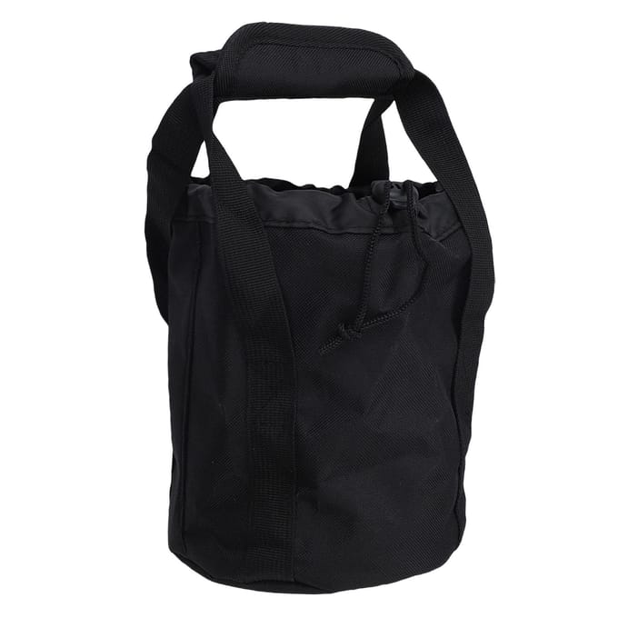 Sac Robuste pour Poids avec Poignée Confortable et Coussin en Mousse pour Transporter une Seule Balle de 6 LBS à 16 LBS black