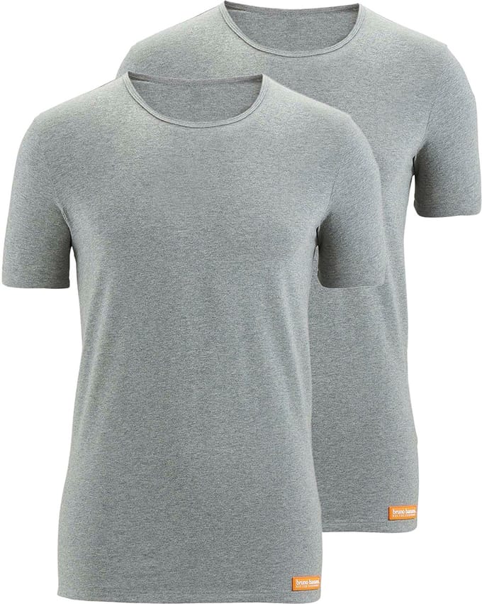 Bruno Banani Heren onder t-shirts 2 pack WARM UP