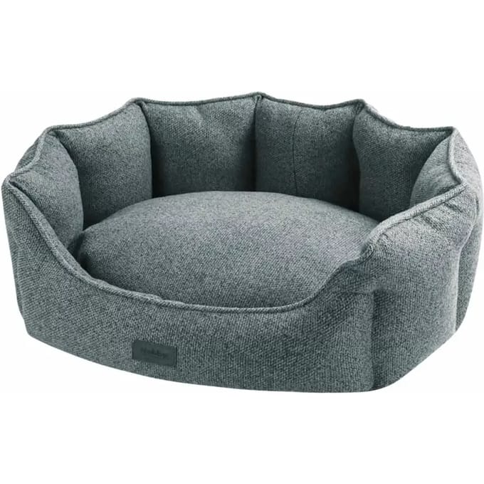 Nobby Komfort seng oval ANDA 55 x 50 x 21 cm Grå
