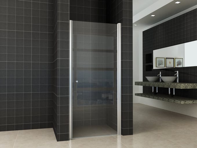 Wiesbaden Between nisdeur 700 x 2000 x 8 mm nano helder glas/chroom
