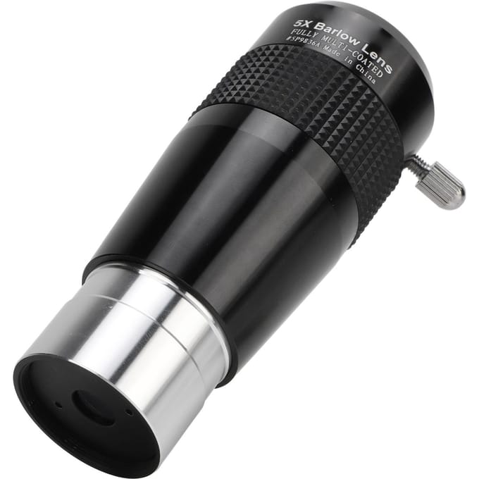 1,25 inch 5X Telescoop Barlowlens Meervoudig Gecoat Herhaalde Kleurfout 2 Groepen 4 Elementen Barlow black