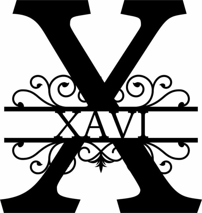 Wanddecoratie | Gepersonaliseerde letters A t/m Z - M (20cm)