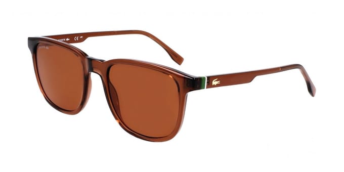 Lacoste L6029S N Transparent brown 53/19/145 MAN Zonnebrillen