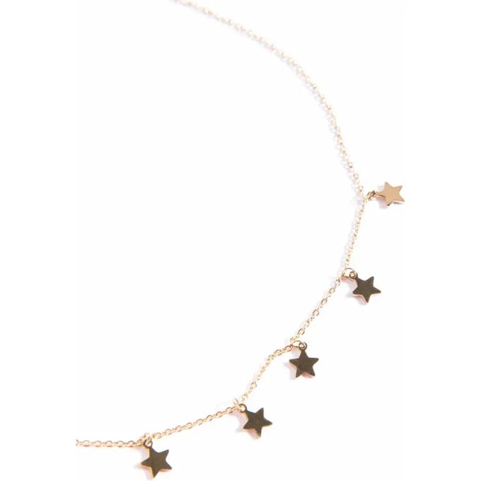 Halsketting met ster hanger vrouw 24 Colours