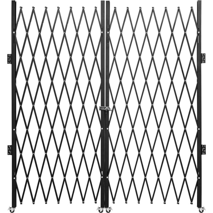 Porte de sécurité pliante double Porte pliante Porte à ciseaux 5' H x 10' L