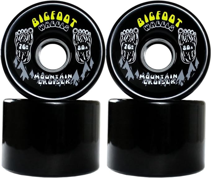 Longboard Wielen 76mm 80A Mountain Cruisers SHR Snel Glad Rijgedrag