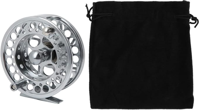 Vliegvis reel Aluminium voor zoutwater Verstelbare Click and Pawl Techniek