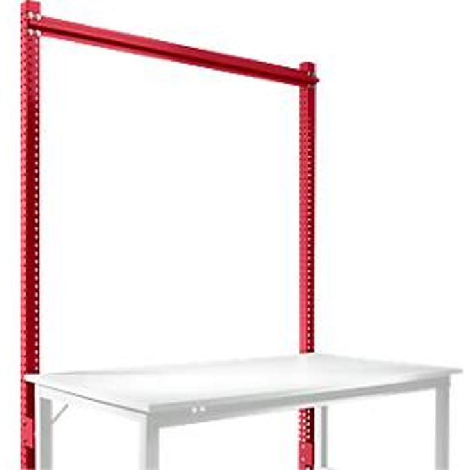 Opbouwframe, Basistafel SPECIAAL werktafel-/werkbanksysteem UNIVERSAL/PROFI, 1500 mm, robijnrood
