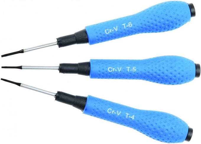 BGS Diy 803 | Micro schroevendraaierset | T-profiel (voor Torx) T4 / T5 / T6 | 3-dlg.