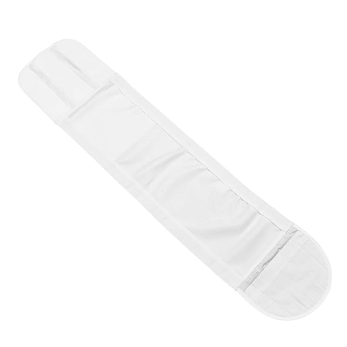Universele Hernia Stoma Band Verstelbaar Flexibel Ademend Hoge Stretch Navelbreuk Ondersteuning M white