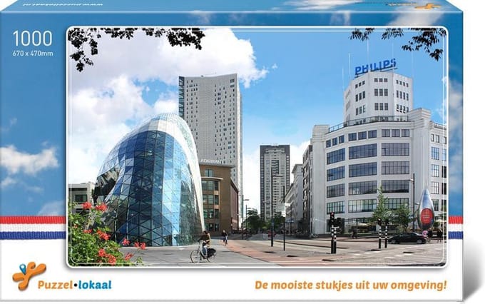 Puzzels - Blob - Eindhoven - Nederland - Legpuzzel - 1000 stukjes