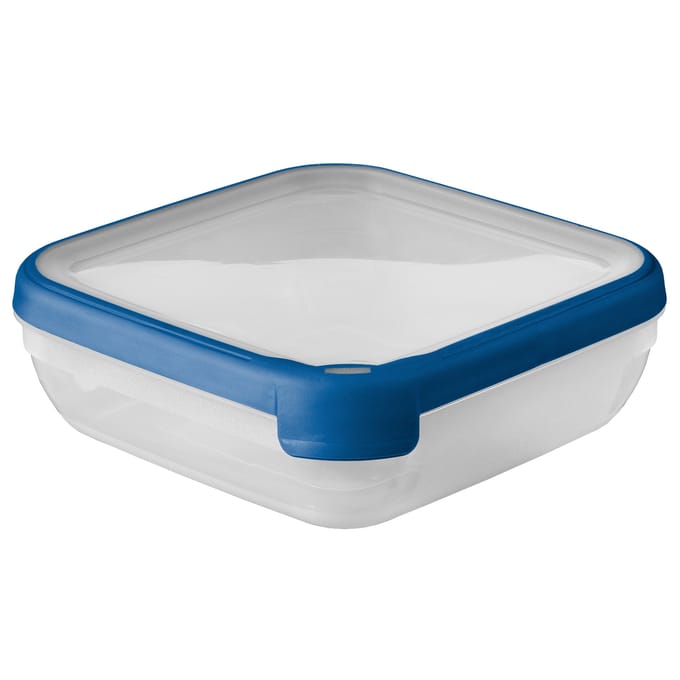 Curver Grand Chef Eco - Vershouddoos - 1,6L - Vierkant - Blauw/Transparant