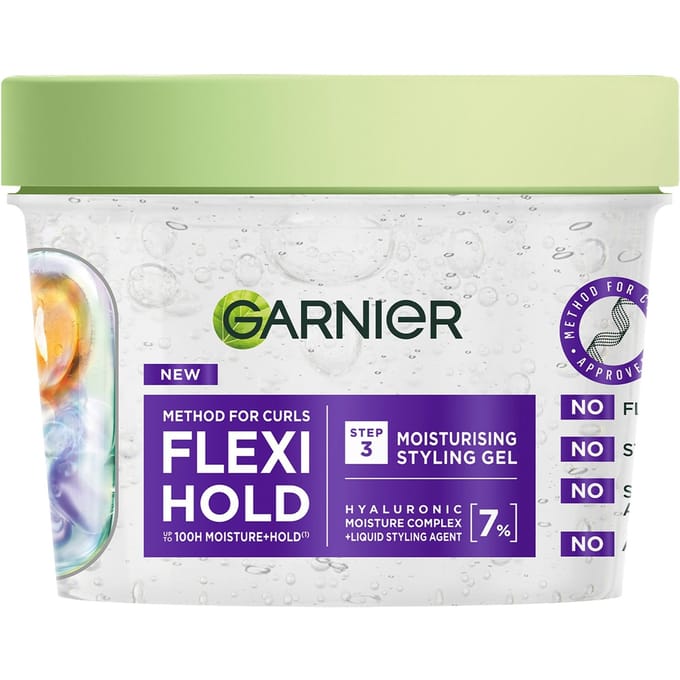 Garnier Method For Curls Flexi Hold Moisturising Styling Gel - 370 ml
