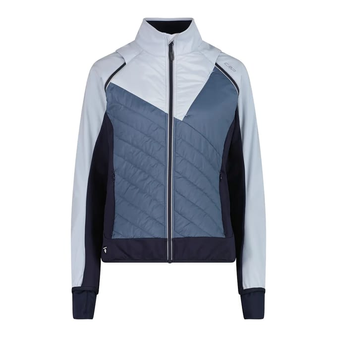 Cmp 30a2276 Afneembare Jas Blauw,Grijs M Vrouw