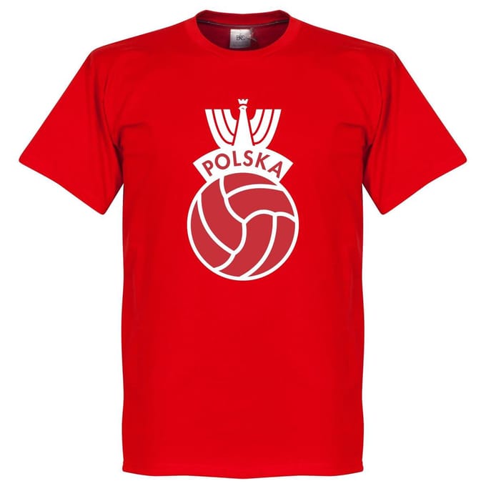 Polen Vintage Logo T-Shirt - Rood - M