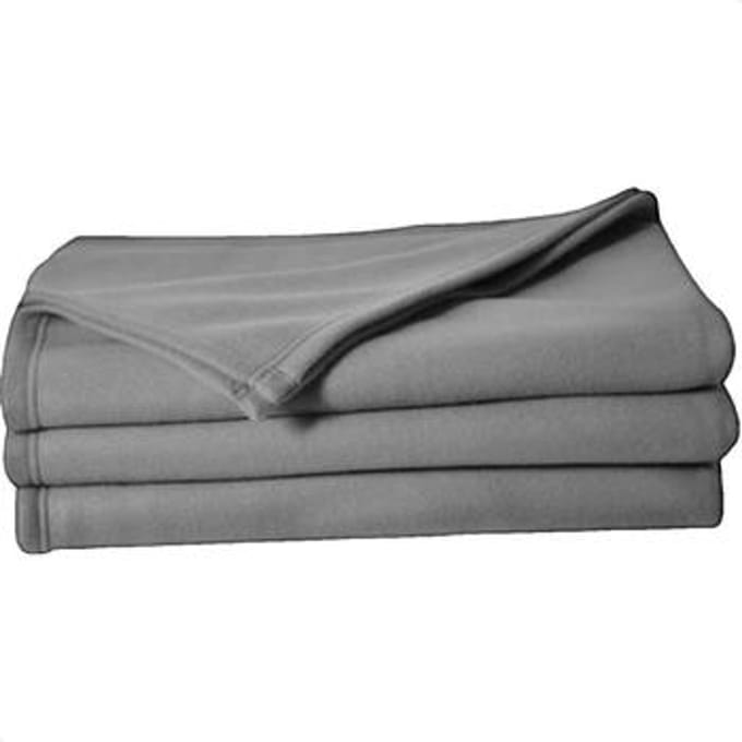 Plaids, deken Toison D'or Plaid Couverture Polaire Gris 220x240 cm