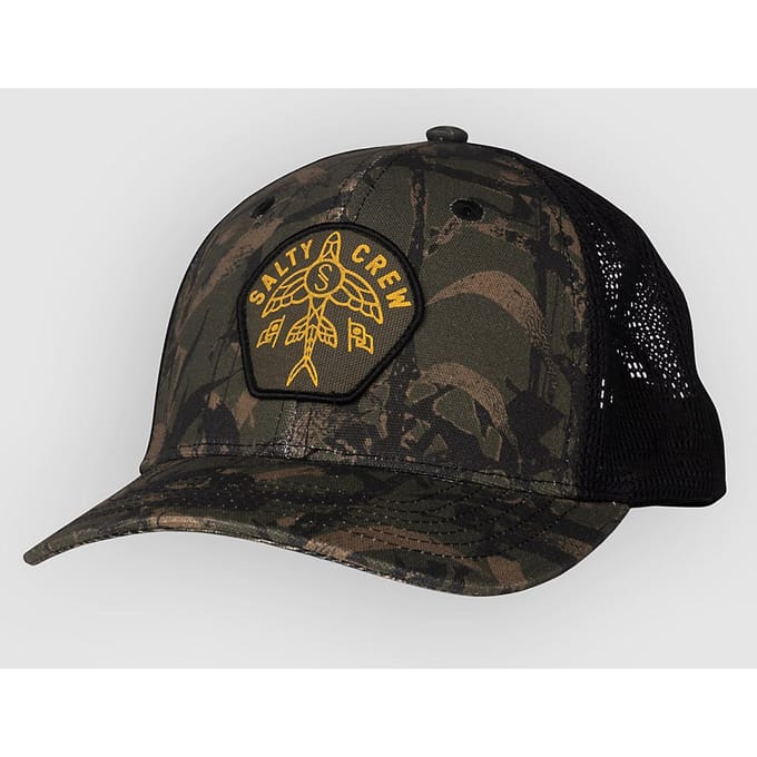 Salty Crew Flyer Ops Trucker Cap camouflage