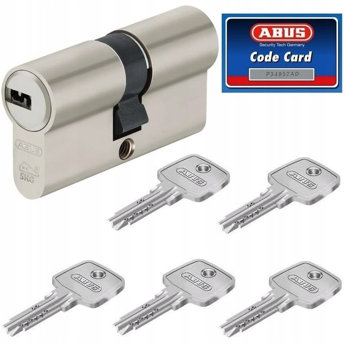ABUS D10 Cilinderslot 30/60mm Nikkel, 90mm, Klasse C Veiligheid