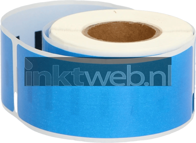 FLWR - Labels / Dymo 99010 / blauw / Geschikt voor Dymo