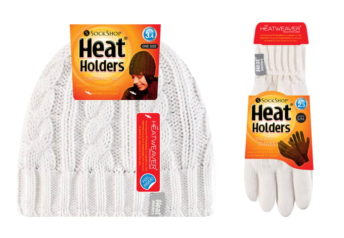 Heat Holders - Damesmuts en handschoenenset voor de winter - Room
