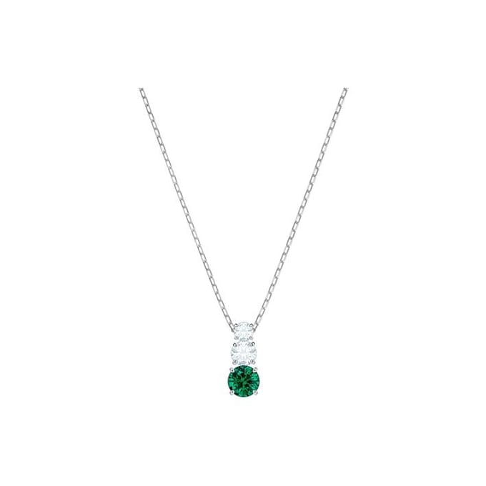 Swarovski Eeuwige Liefde Drie Kristallen Ketting Dameskettingen Groen 5416153 Box (Random Color) white