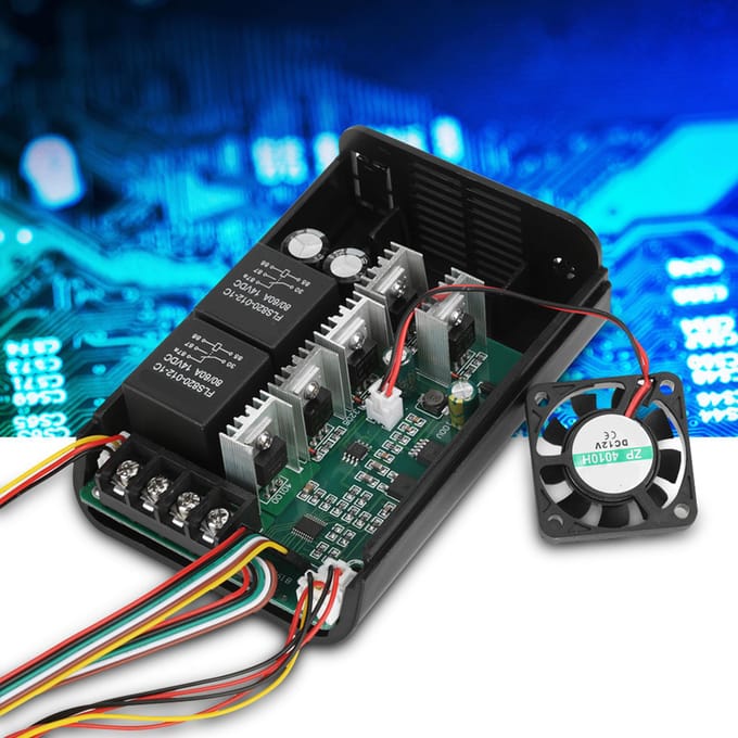 DC 1055V 40A Digitaal Display DC Motor Snelheidsregelaar CW CCW Omkeerschakelaar