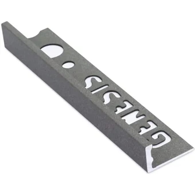 Genesis Hoekprofiel - Aluminium Grijs - 12x12mm 2,7m