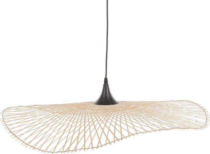 FLOYD - Hanglamp - Lichtbruin - 80 cm - Bamboehout