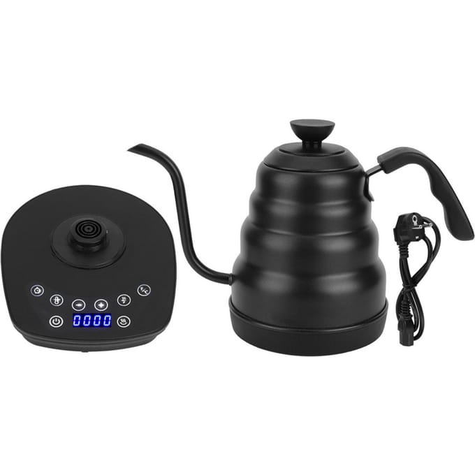 Elektrische Koffie-Theeketel met Scherm Variabele Temperatuurregeling Zwart black