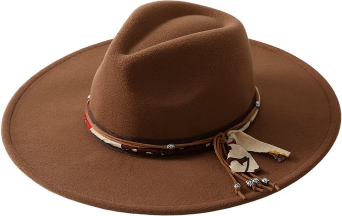 Emilie collection - hoed - fedora - bruin - ibiza
