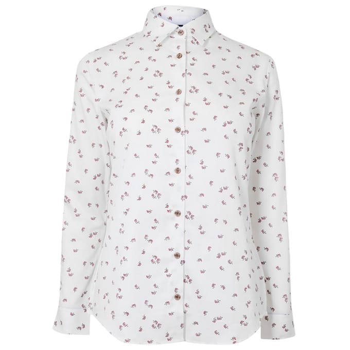 Musto Country Birds-shirt voor dames (Wit)