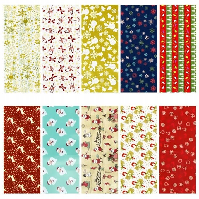 Frezarkowo - Transferfolie Set - Kerstmis - 10x4cm - Meerdere Designs