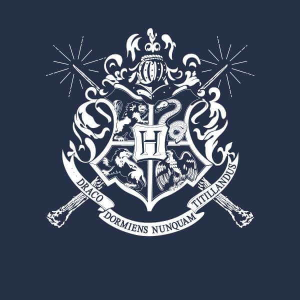 Harry Potter Hogwarts House Crest Hoodie - Navy - S