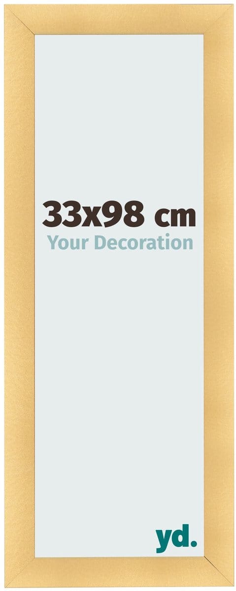 Your Decoration - Fotolijst 33x98 cm - MDF - Goud Mat - Pisa