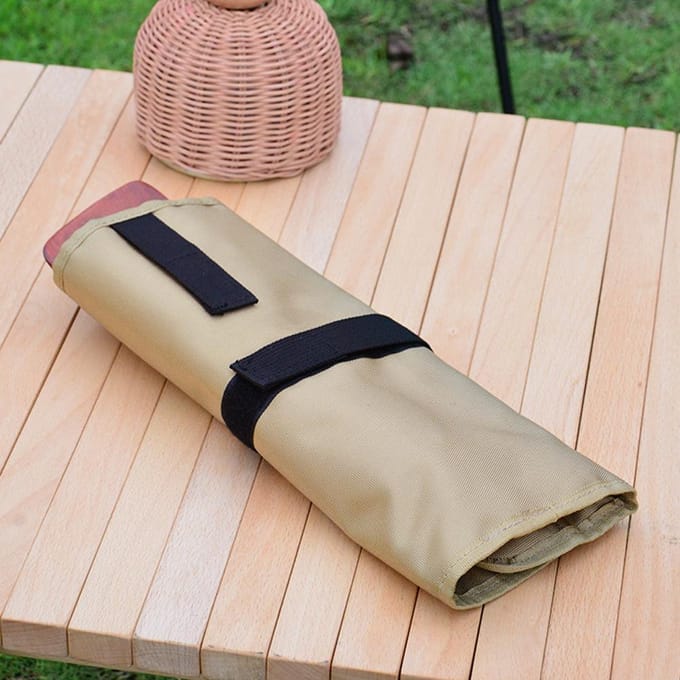 Sac de rangement de camping extérieur Polyvalent Récipient de rangement multi-poches Organisateur de sac de rangement black