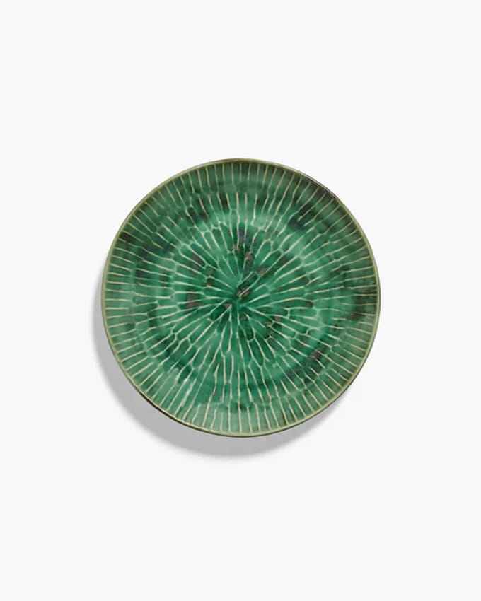 Serax Pascale Naessens Verde Lanza - Dinerbord - Groen - 27cm - Set van 2