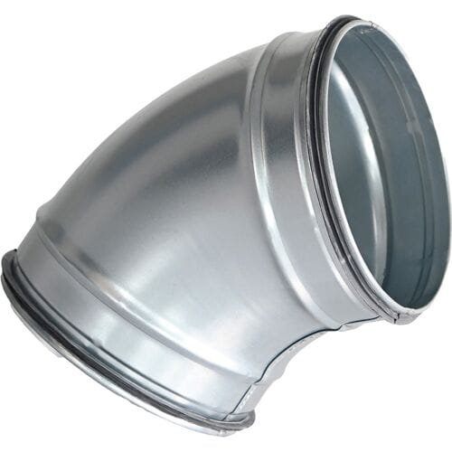 R-Vent Spiraliet bocht 45º verzinkt 150mm
