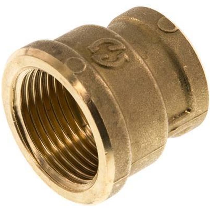 G 3/4'' x G 1/2'' Messing Ronde Sok 16 Bar