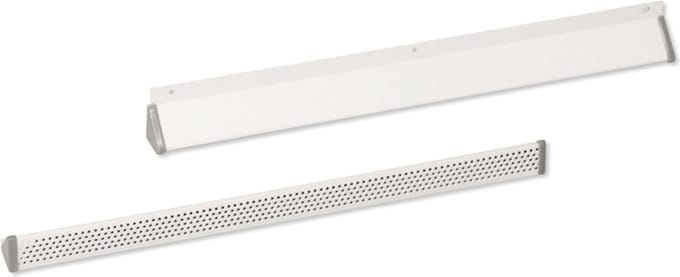 ALU ventilatiekapje 370x30mm wit