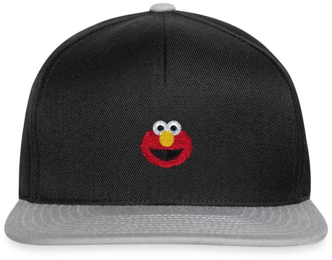 Sesamstraat Elmo Borduurwerk Snapback cap