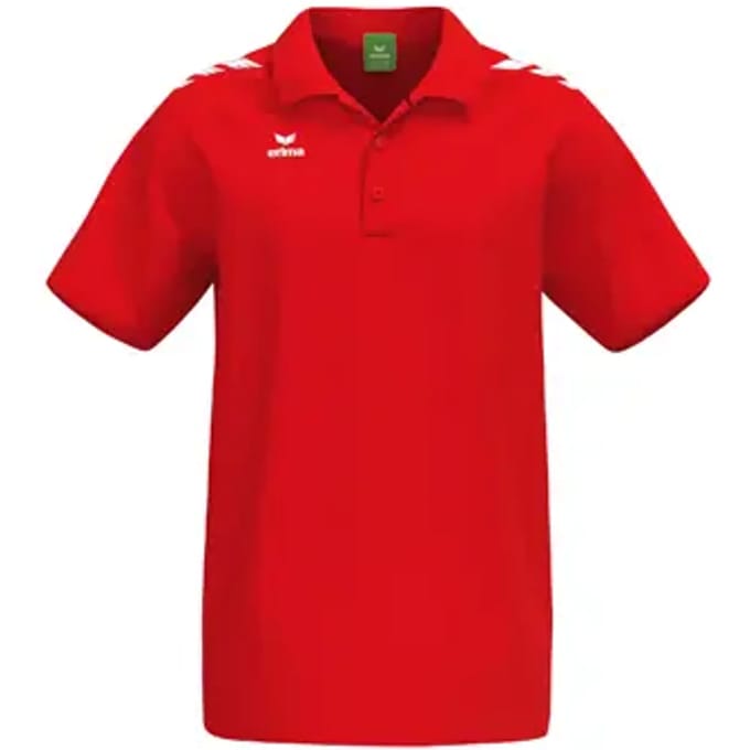 Erima Cmpt 3 Wings Polo Heren - Rood / Wit | Maat: S