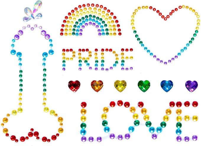 Leg Avenue - Pride Lichaamsjuwelen Stickers