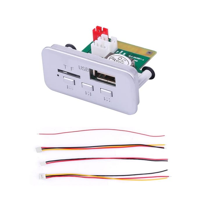 5V 12V MP3 Speler Decoder Board Auto Audio Module Draadloze FM Ontvanger Radio WMA FM TF USB 3.5mm AUX Voor Auto accessoires