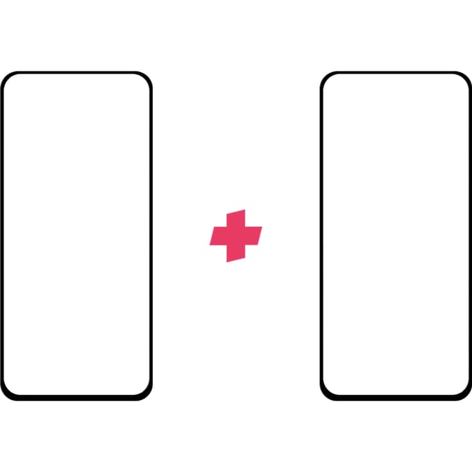 DuoPack: OPPO Reno 2 screenprotector gehard glas Edge to Edge